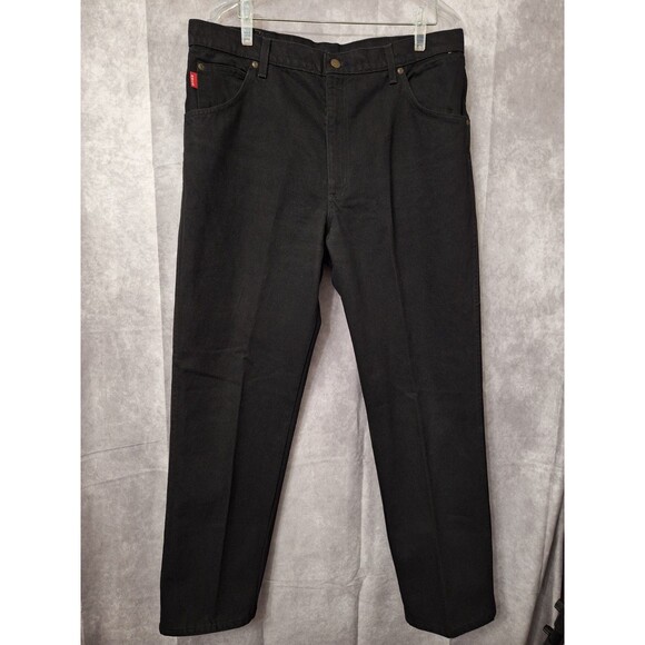 Vtg Bugle Boy Black Denim Jeans Men's 36x30 USA Made Baggy Streetwear Y2K 90s - Picture 1 of 10